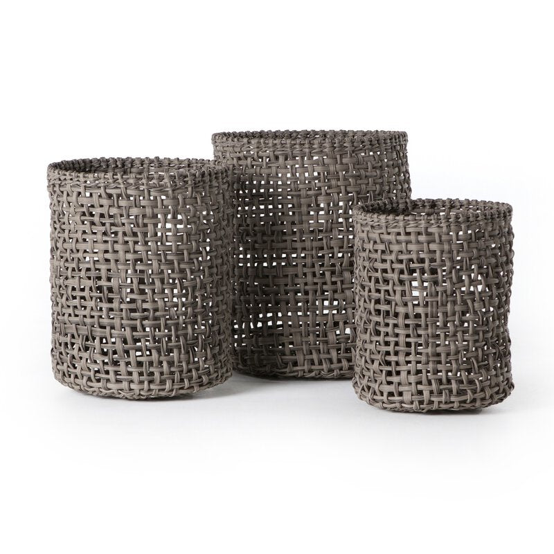Natural Baskets (set Of 3)