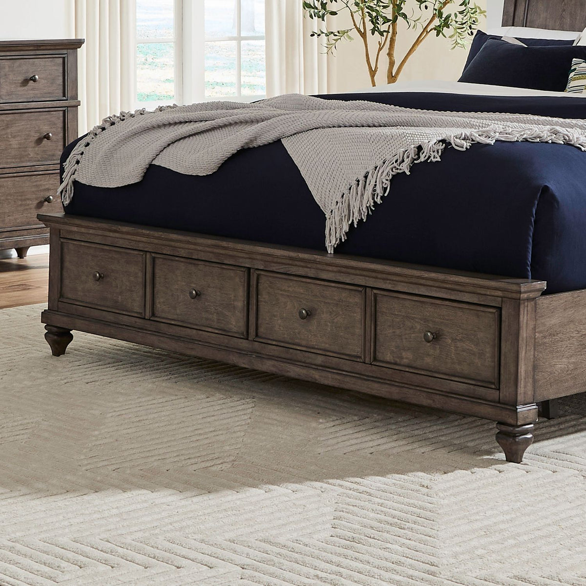 104G-BR14FS - Queen Storage Footboard - Liberty Furniture
