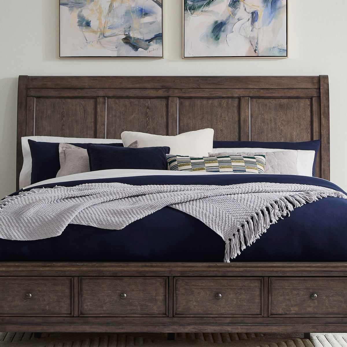 104G-BR22H - King Sleigh Headboard - Liberty Furniture
