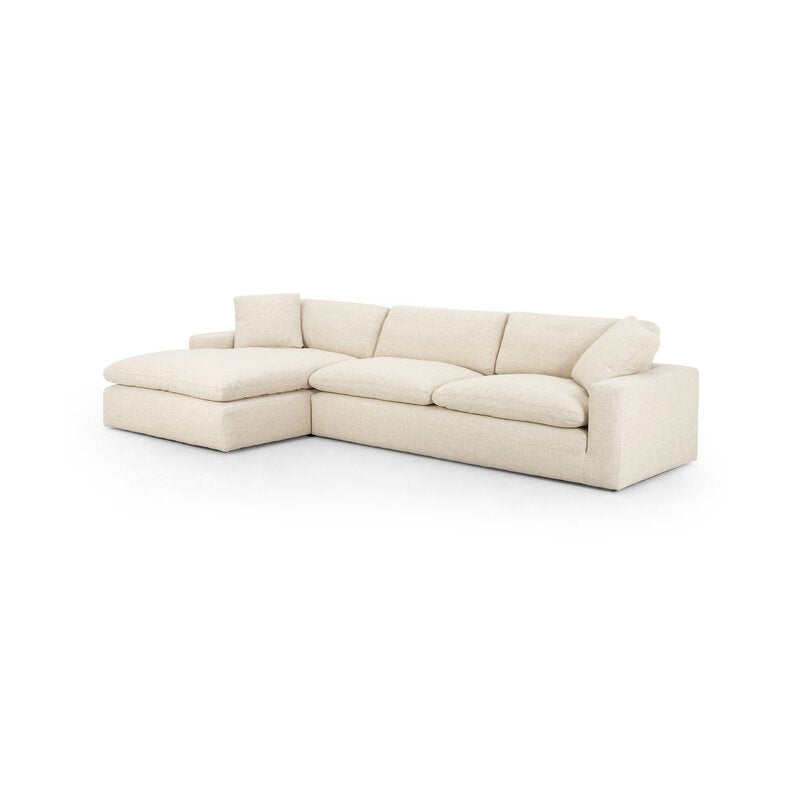 Plume 2 Pc Sectional-136"-Laf Chaise