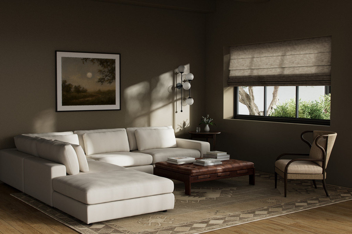 Bloor 4pc Raf Sectional W/ Ottoman