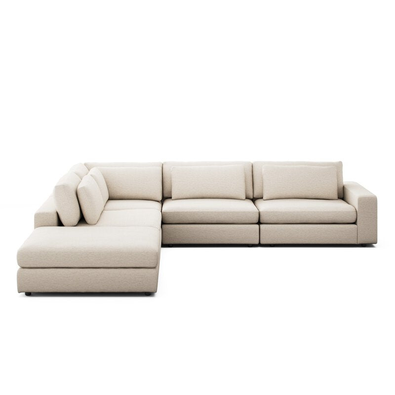 Bloor 4pc Raf Sectional W/ Ottoman