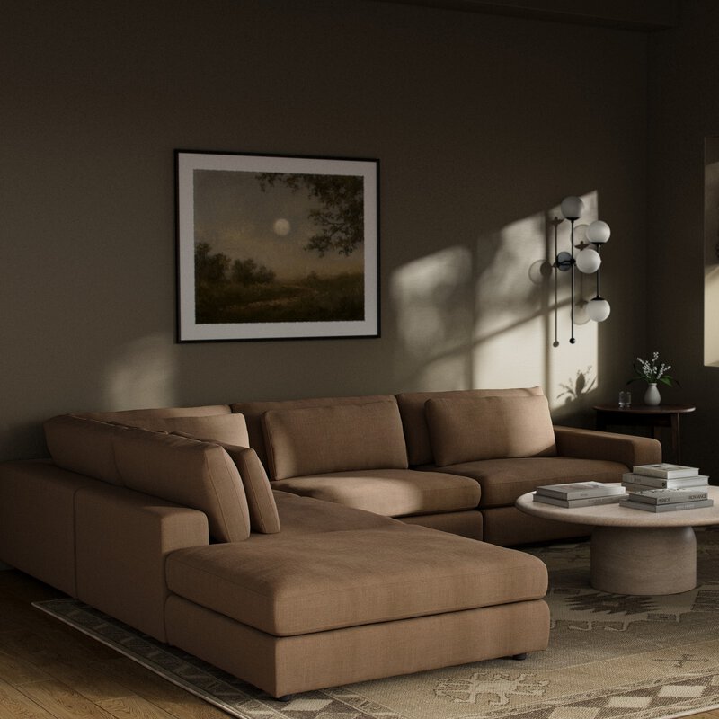 Bloor 4pc Raf Sectional W/ Ottoman