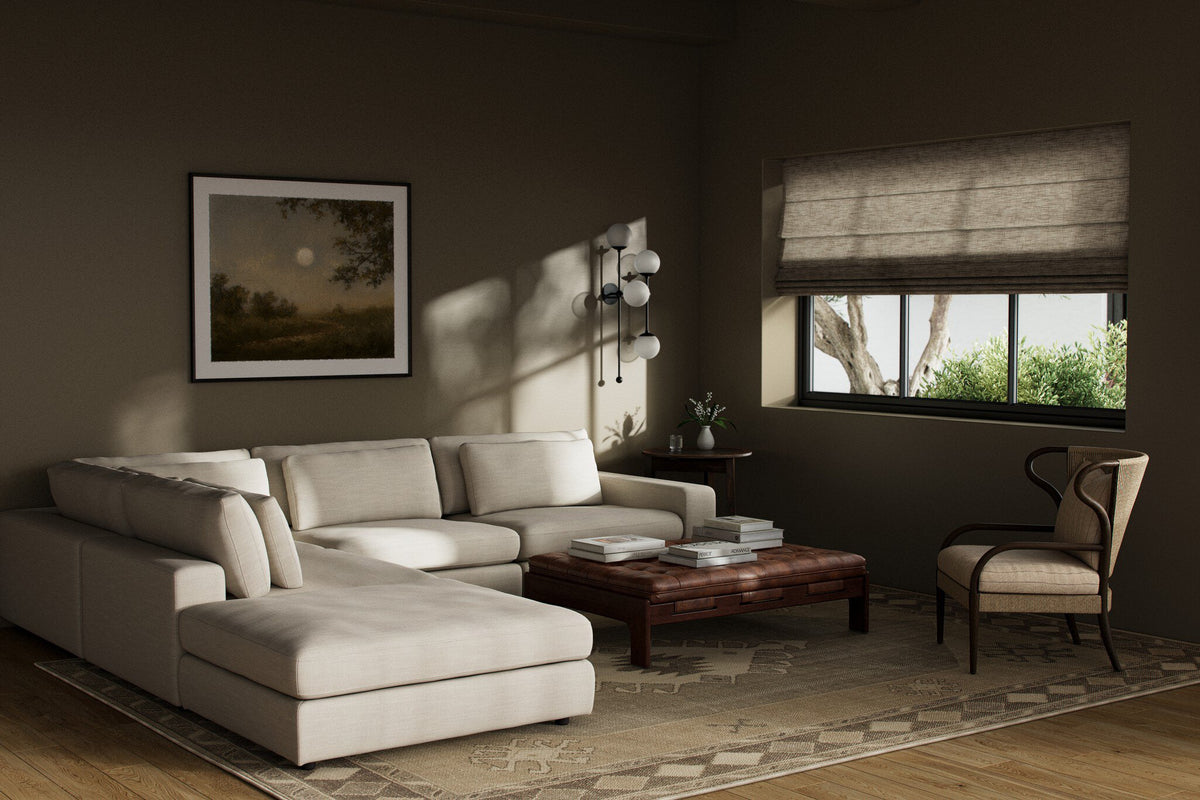 Bloor 4pc Raf Sectional W/ Ottoman