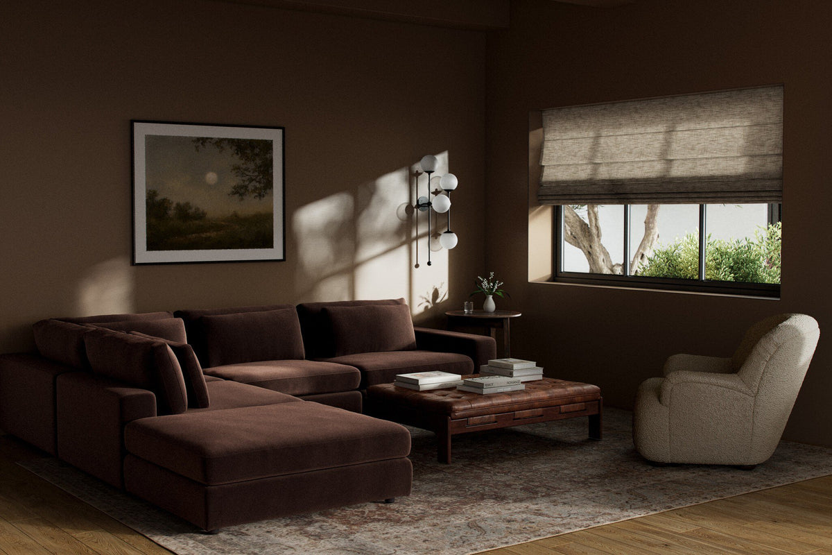 Bloor 4pc Raf Sectional W/ Ottoman