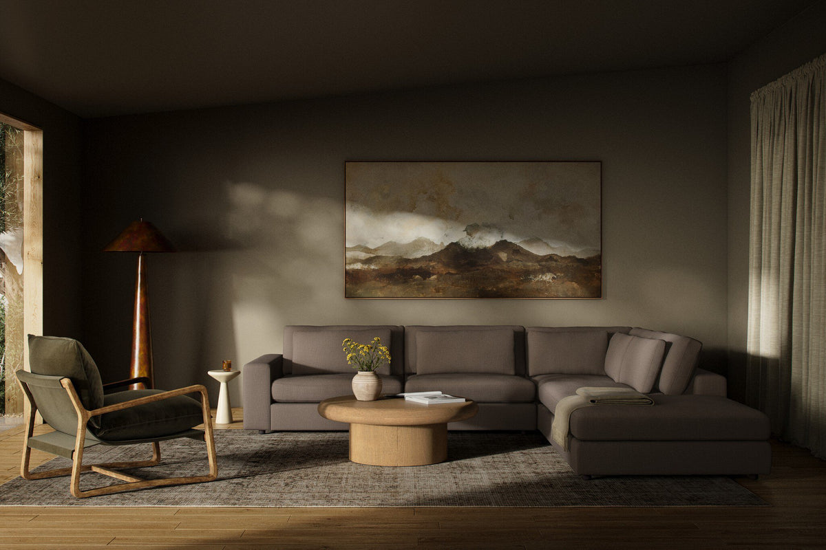 Bloor 4pc Laf Sectional W/ Ottoman