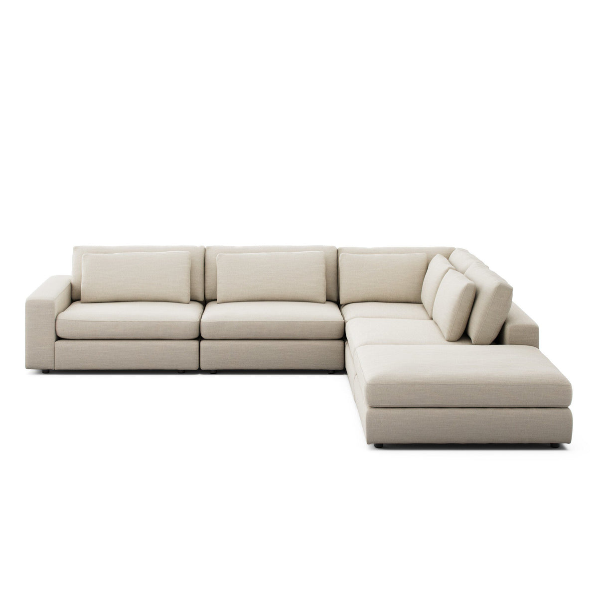 Bloor 4pc Laf Sectional W/ Ottoman