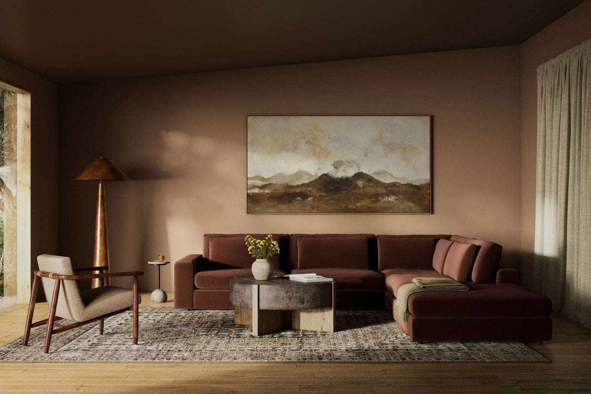 Bloor 4pc Laf Sectional W/ Ottoman