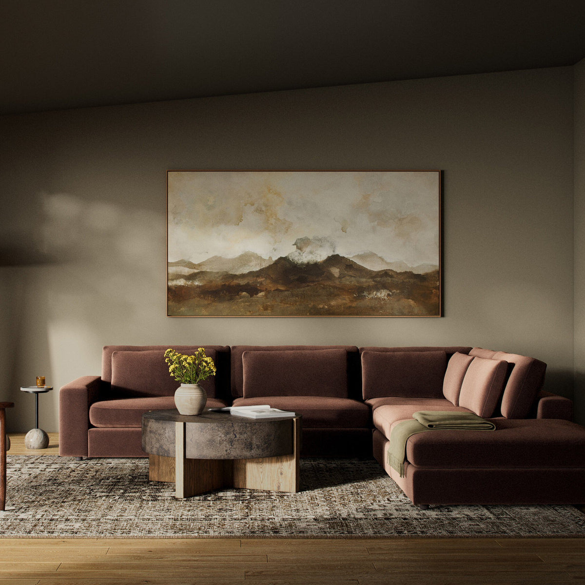 Bloor 4pc Laf Sectional W/ Ottoman