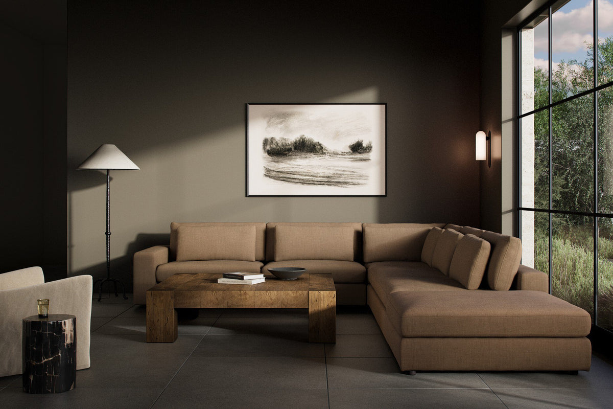 Bloor 5pc Sectional Laf W/ Ottoman