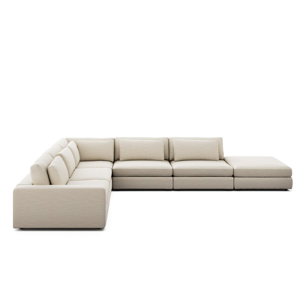 Bloor 5pc Sectional Laf W/ Ottoman