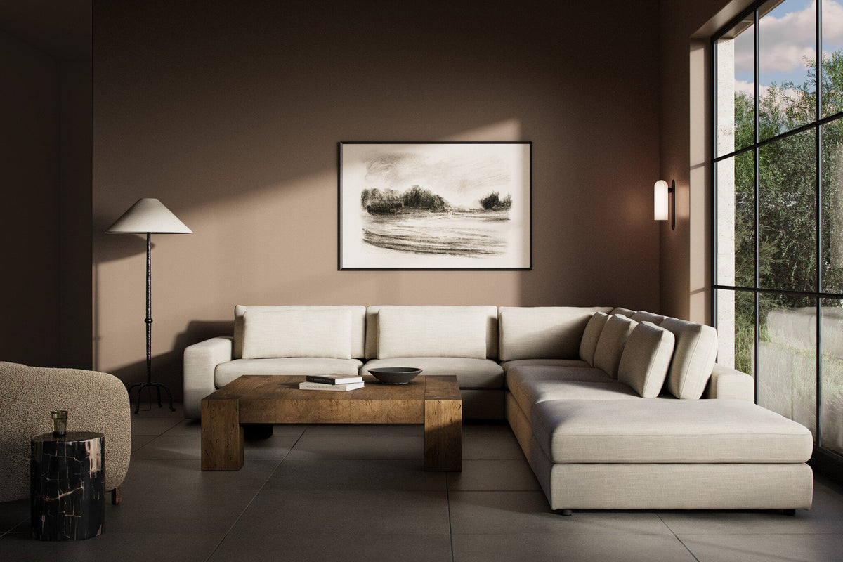 Bloor 5pc Sectional Laf W/ Ottoman
