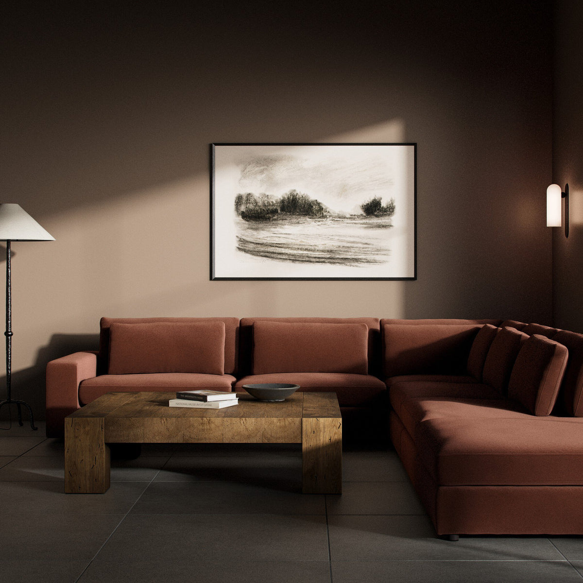 Bloor 5pc Sectional Laf W/ Ottoman