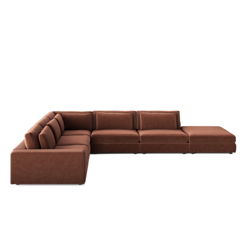 Bloor 5pc Sectional Laf W/ Ottoman