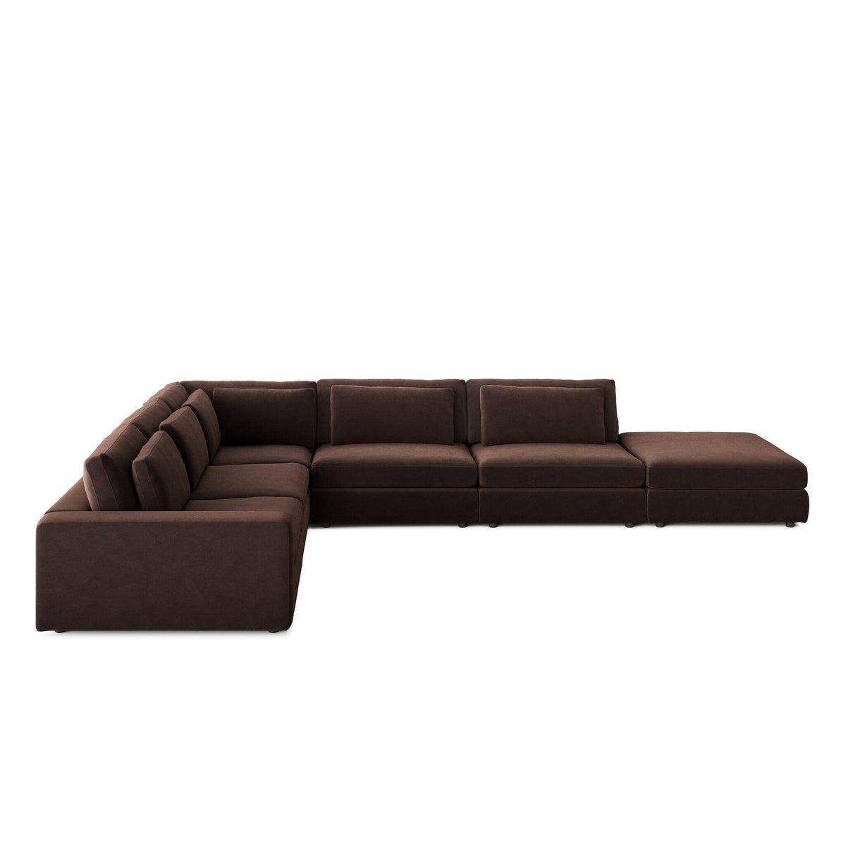 Bloor 5pc Sectional Laf W/ Ottoman