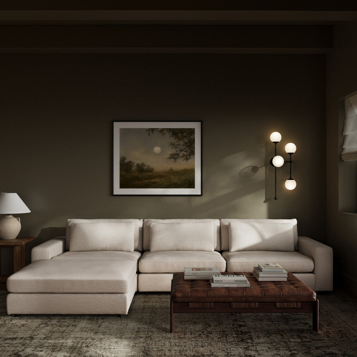 Bloor 3 Pc Sectional W/ Ottoman