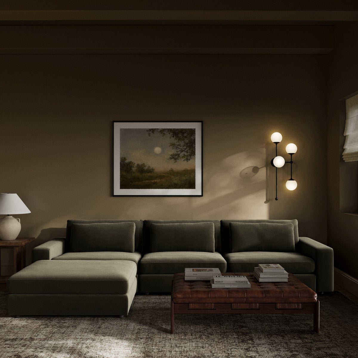 Bloor 3 Pc Sectional W/ Ottoman