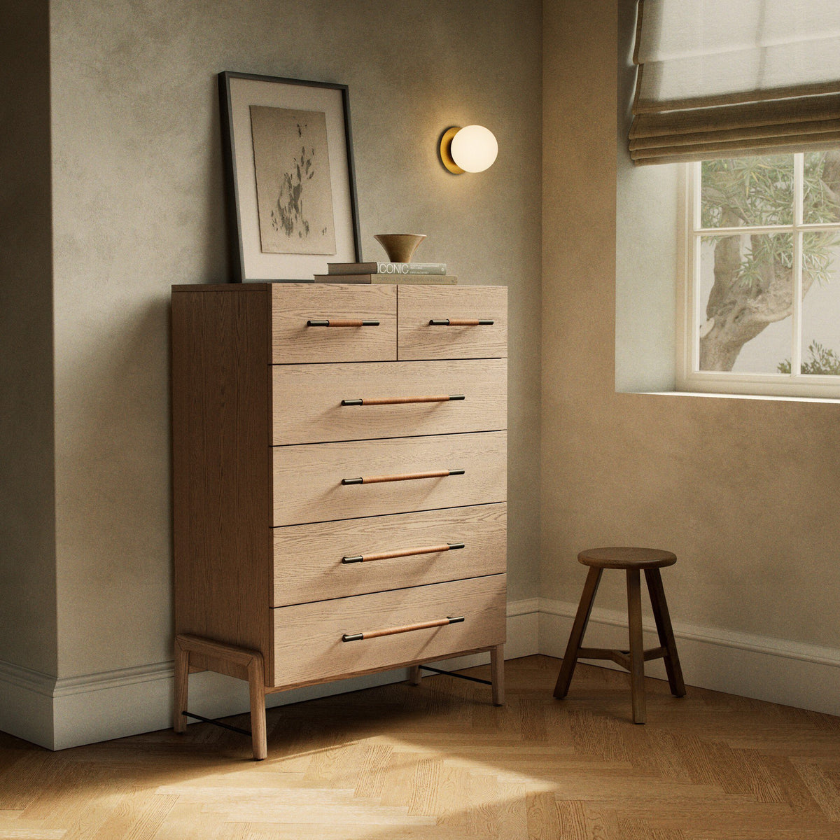 Rosedale 6 Drawer Tall Dresser