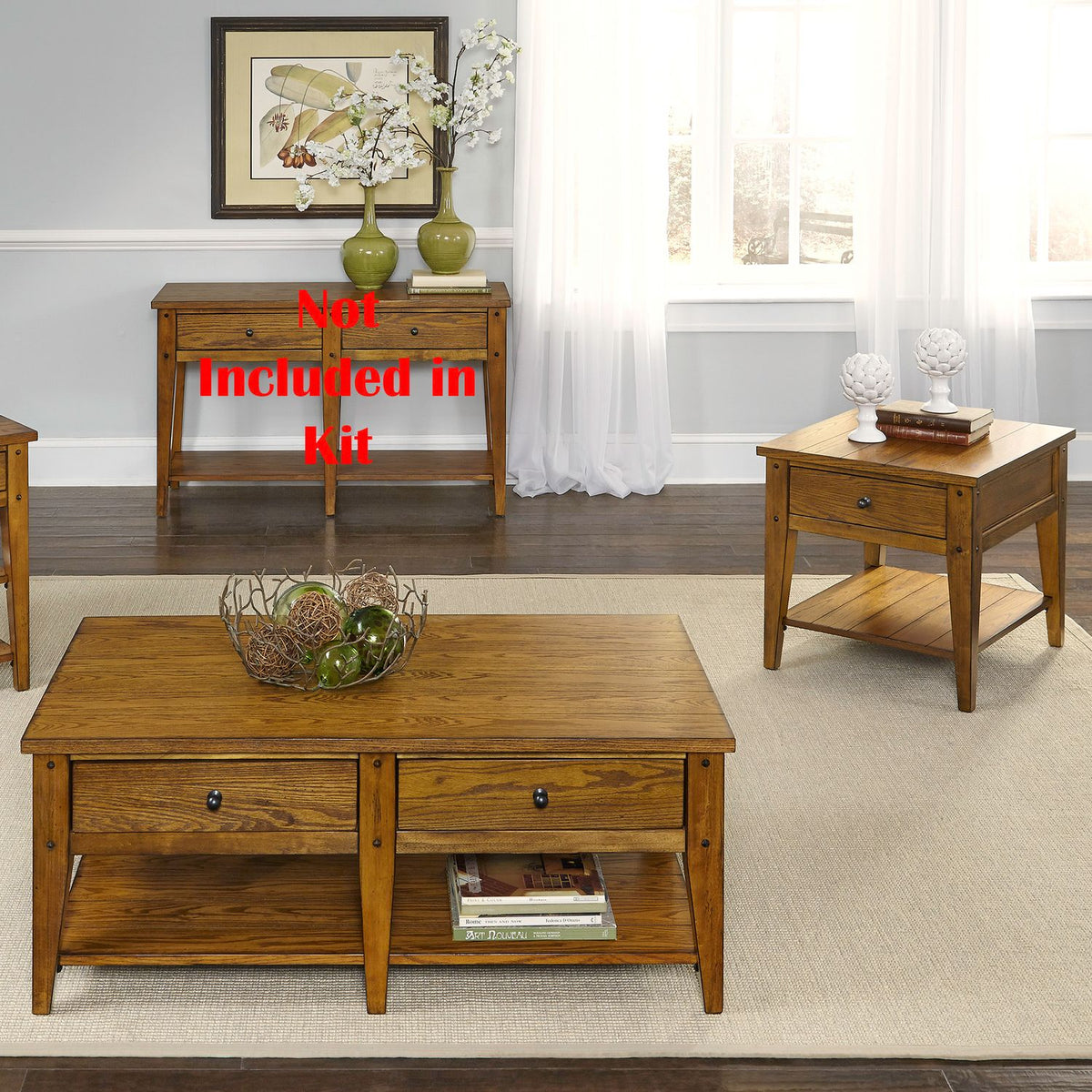 110-OT-3PCS - 3 Piece Set (1-Cocktail 2-End Tables) - Liberty Furniture