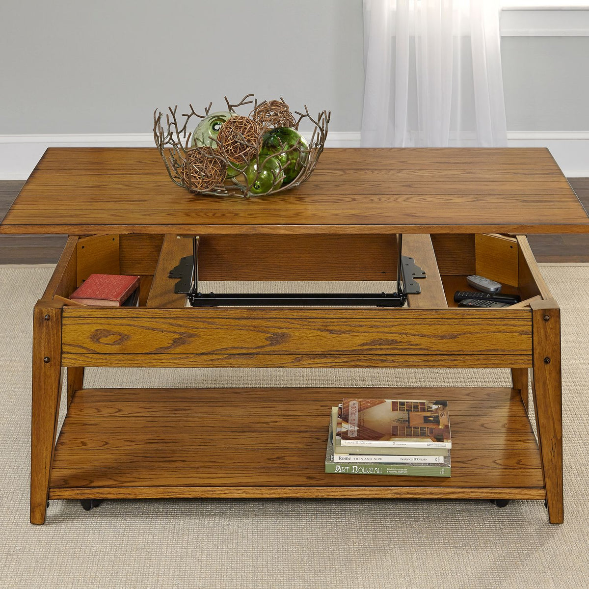 110-OT1015 - Lift Top Cocktail Table - Liberty Furniture