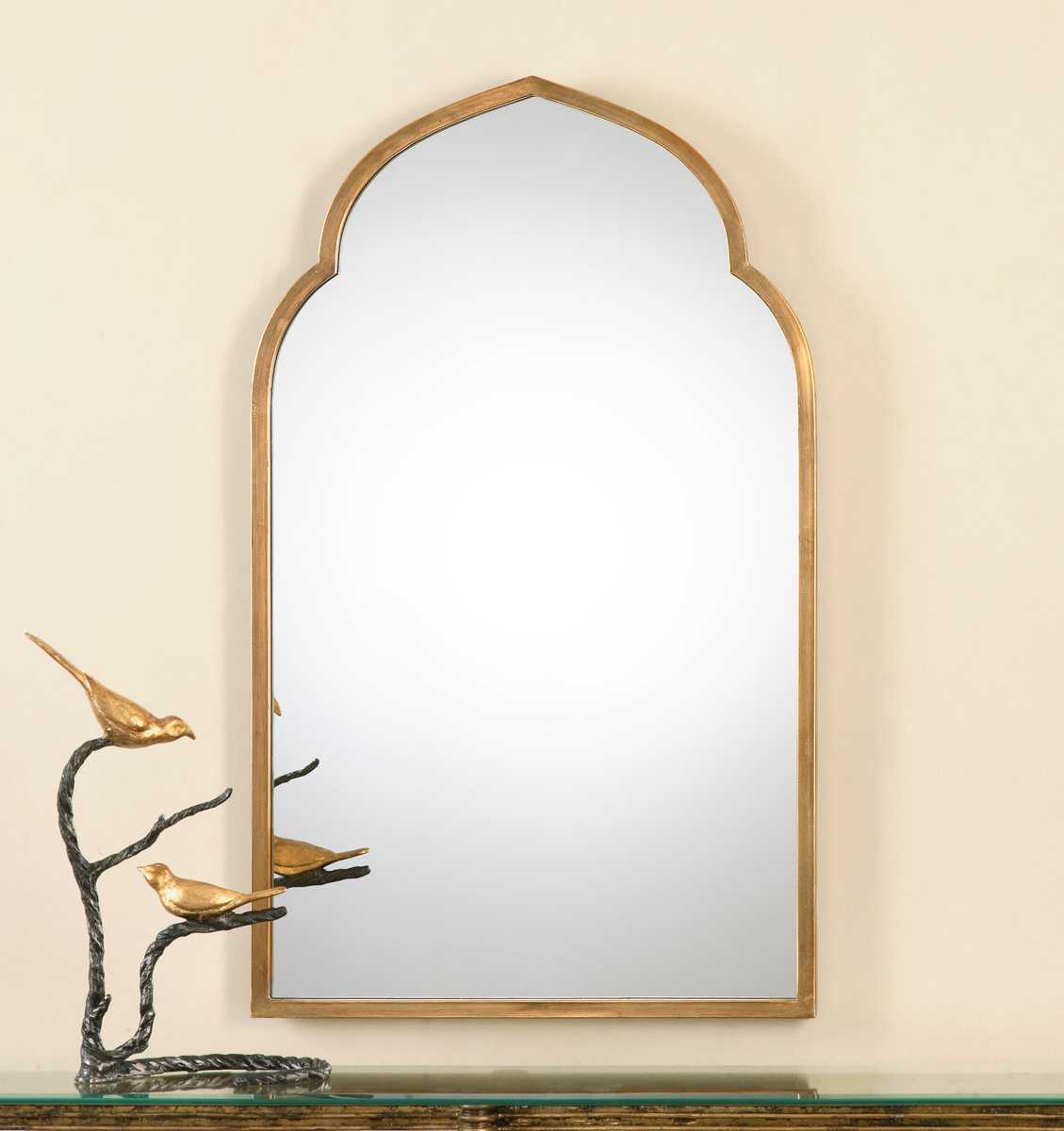Kenitra Arch Mirror, Gold