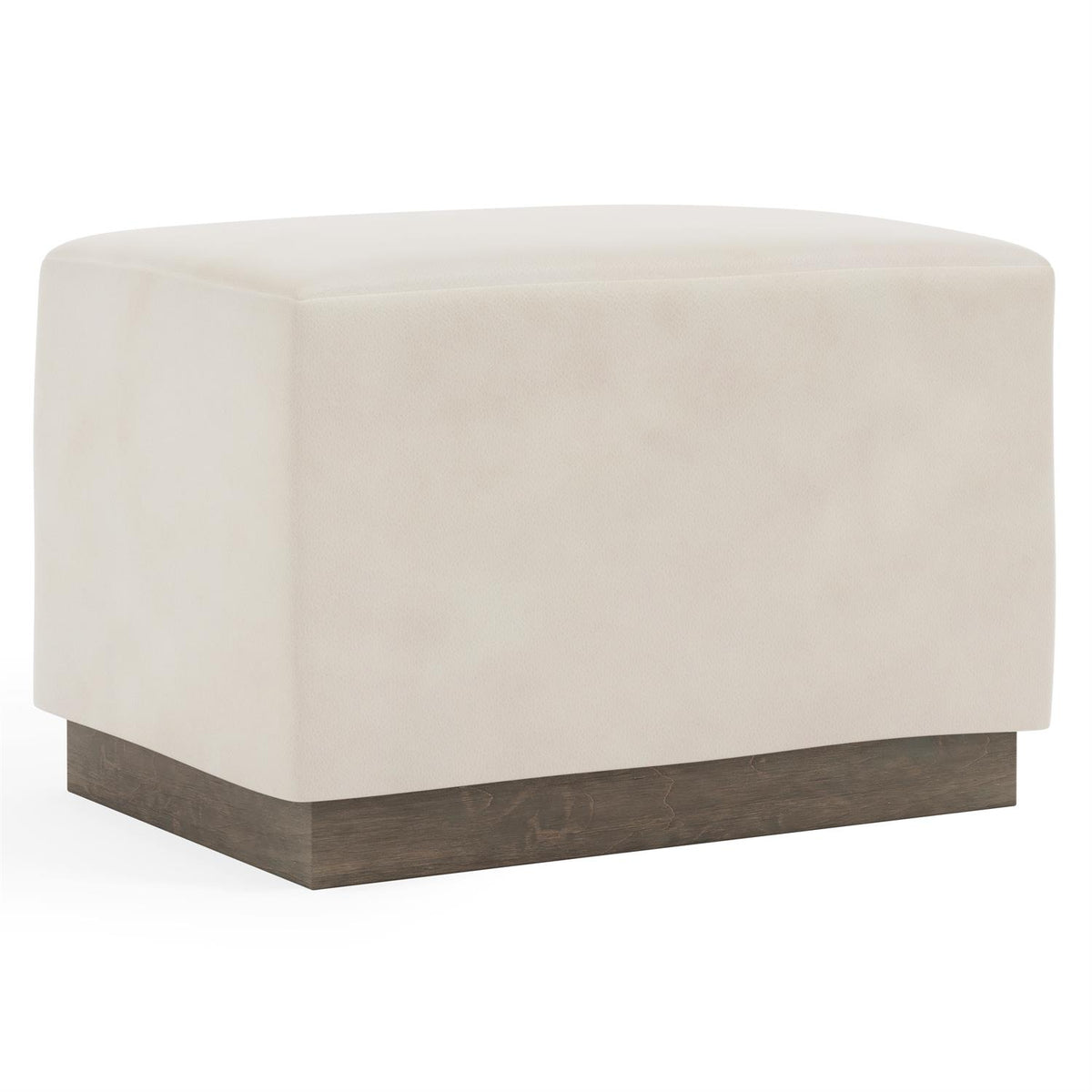 Merino Leather Ottoman