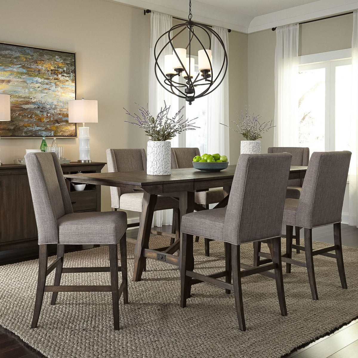 152-B650124 - Upholstered Counter Chair (RTA) - Liberty Furniture
