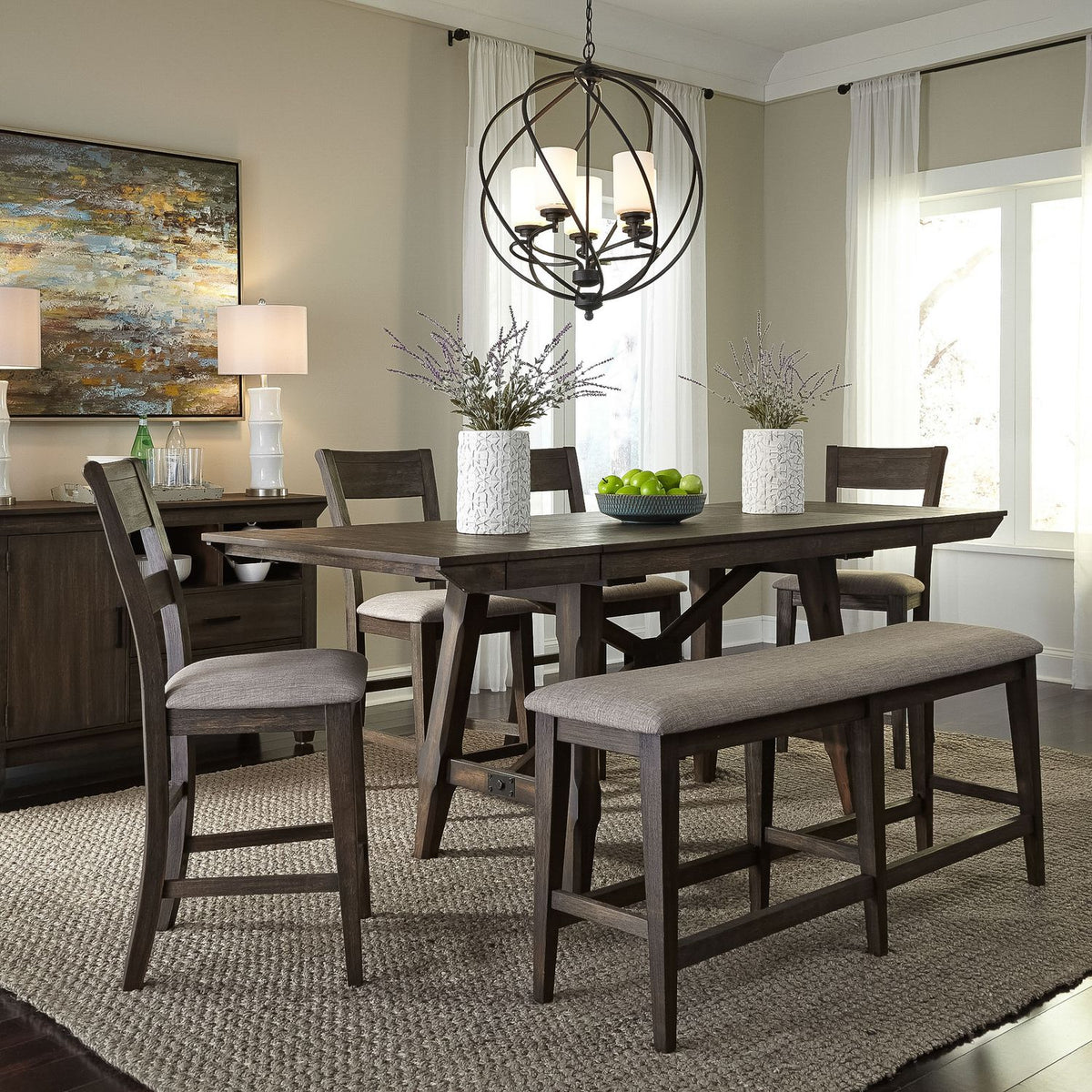 152-CD-6GTS - 6 Piece Gathering Table Set - Liberty Furniture