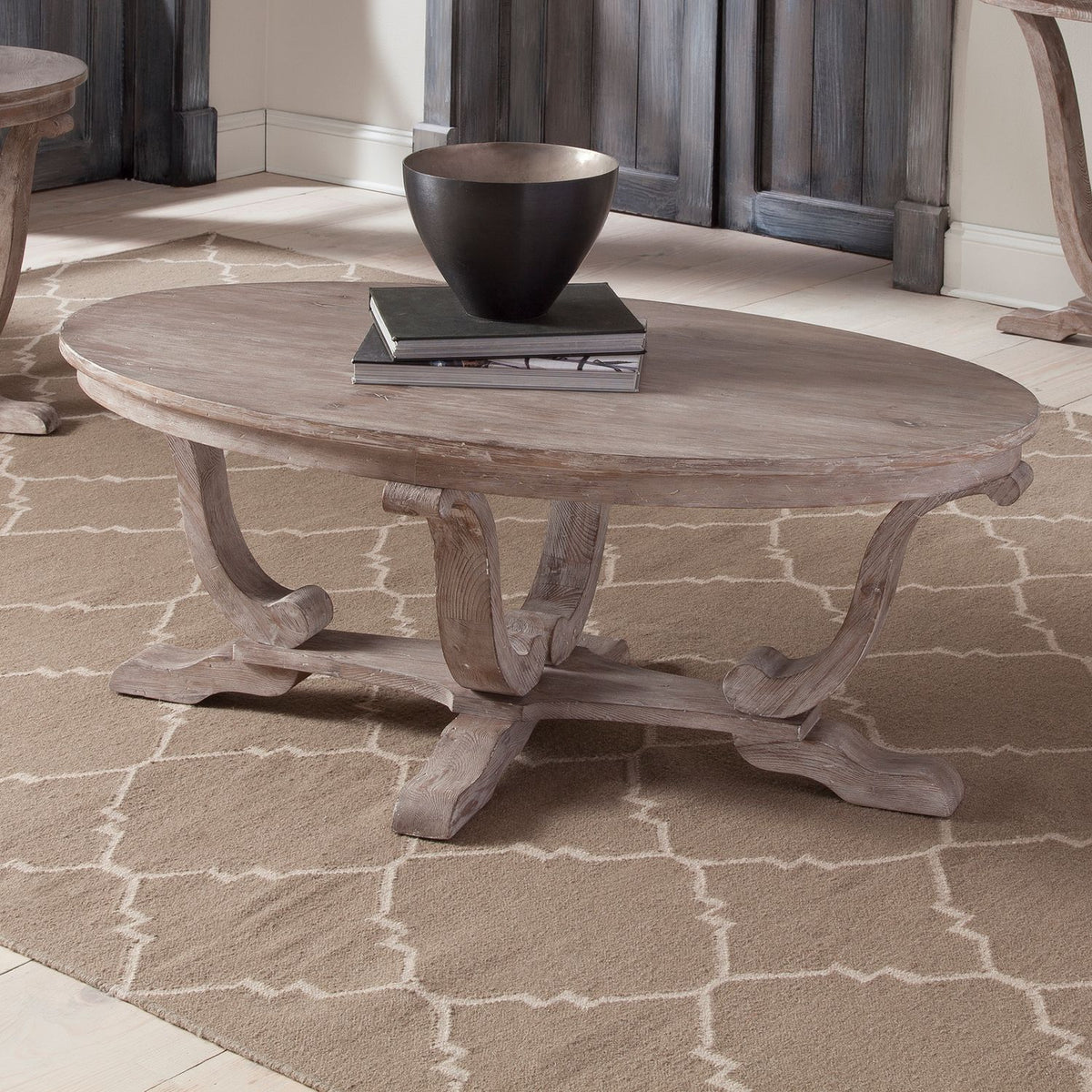 154-OT1010 - Oval Cocktail Table - Liberty Furniture