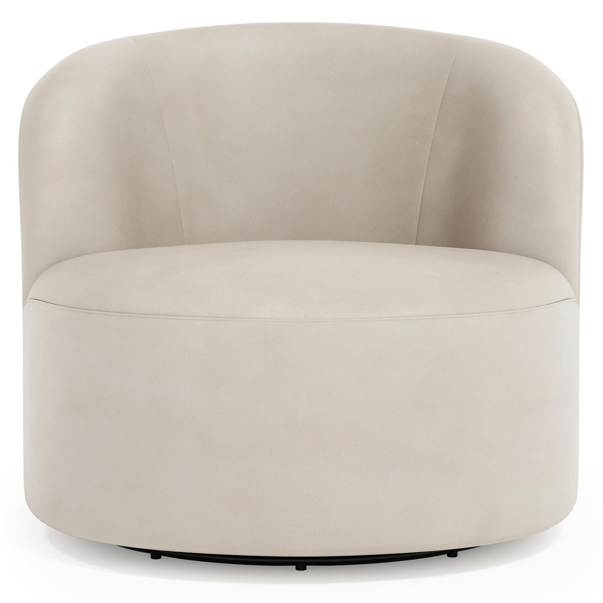 Elle Leather Swivel Chair