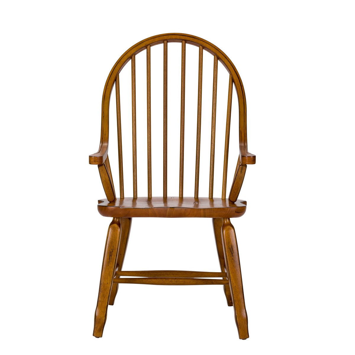 17-C2051 - Bow Back Arm Chair - Oak - Liberty Furniture