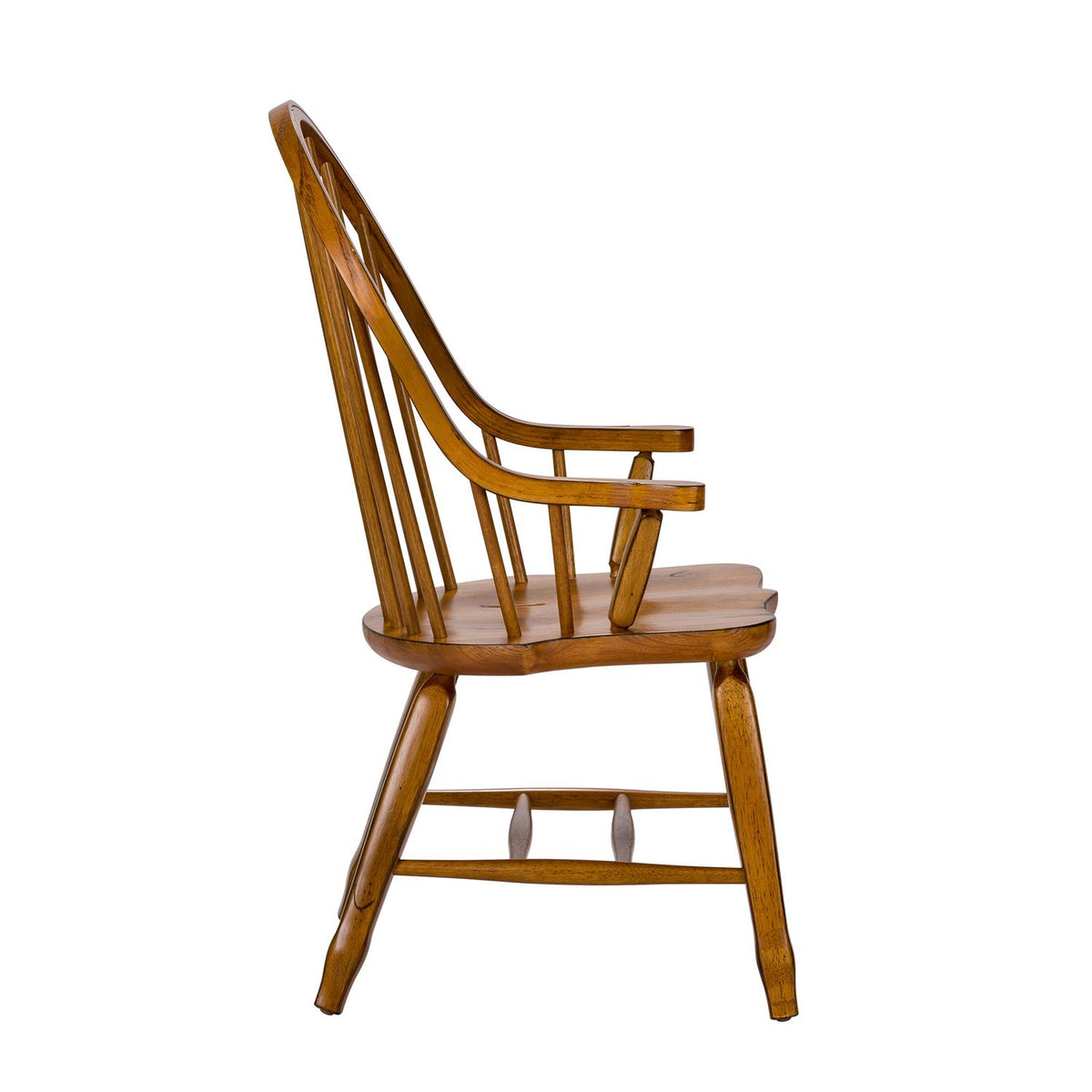 17-C2051 - Bow Back Arm Chair - Oak - Liberty Furniture