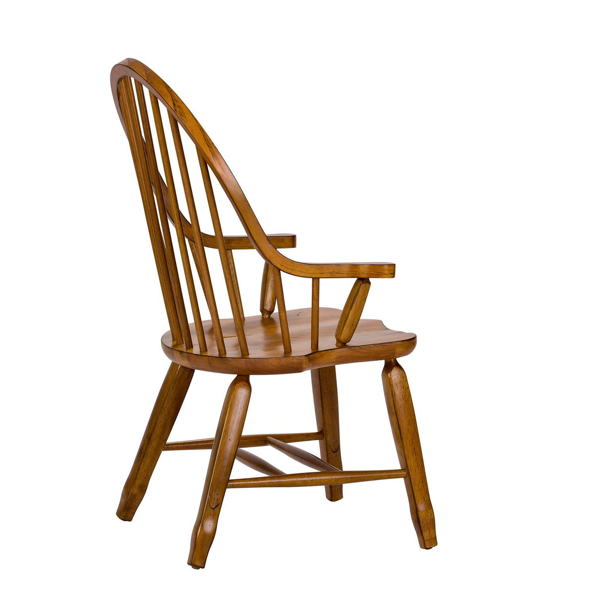 17-C2051 - Bow Back Arm Chair - Oak - Liberty Furniture