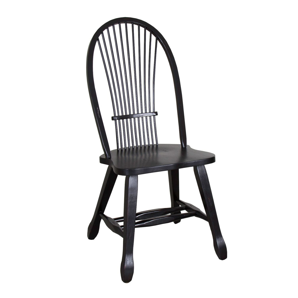 17-C4032 - Sheaf Back Side Chair - Black - Liberty Furniture