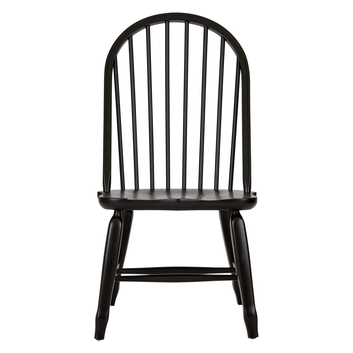 17-C4050 - Bow Back Side Chair - Black - Liberty Furniture