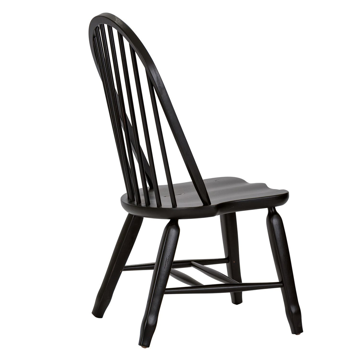 17-C4050 - Bow Back Side Chair - Black - Liberty Furniture