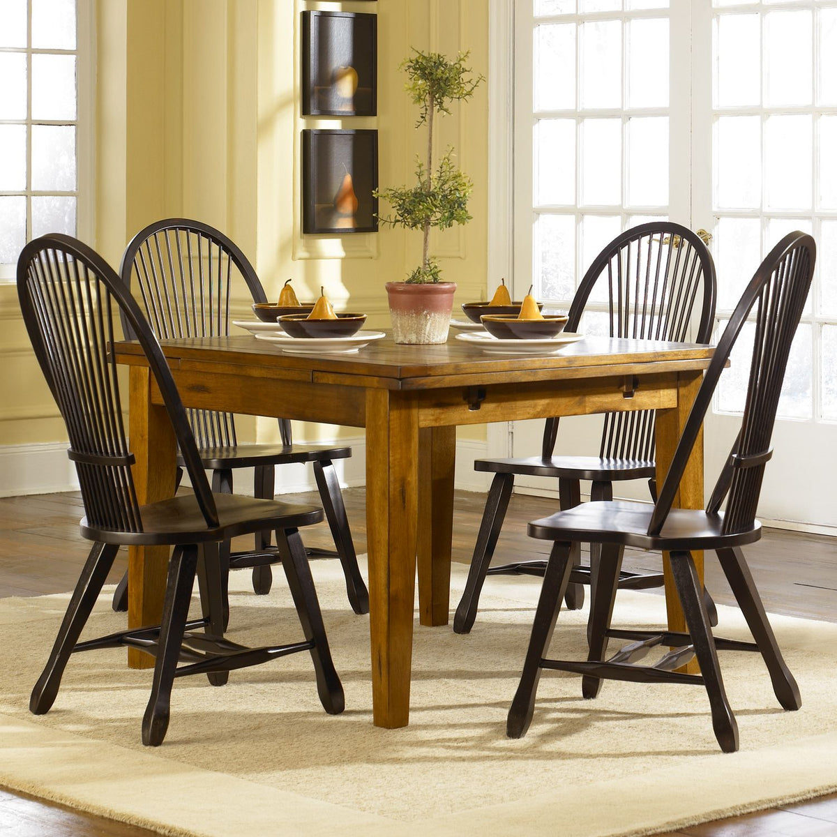 17-CD-O5RTS - Optional 5 Piece Retractable Table Set - Liberty Furniture