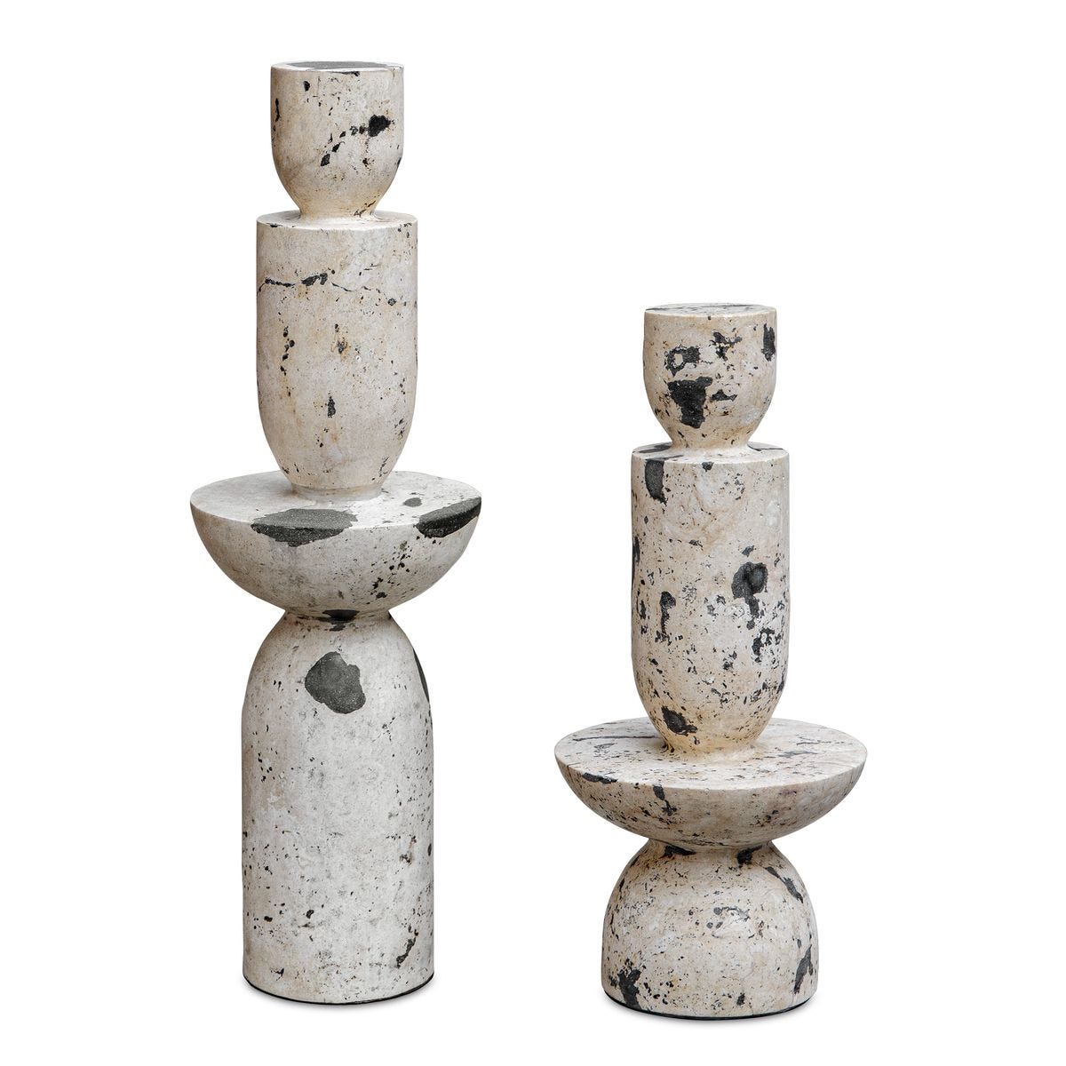 Nouveau Tower Indoor-Outdoor Sculptures, S/2