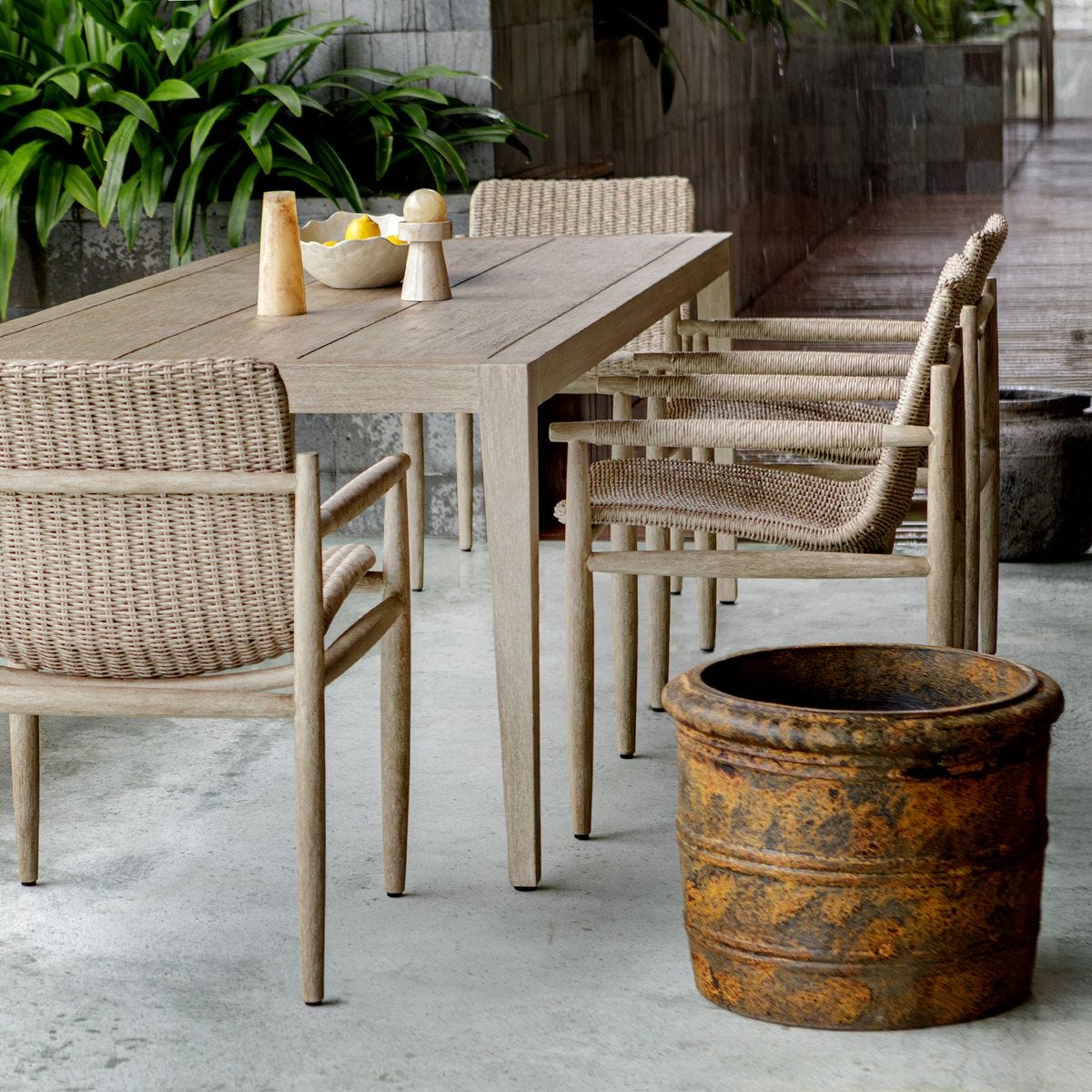 Weathered Relic Indoor-Outdoor Planter