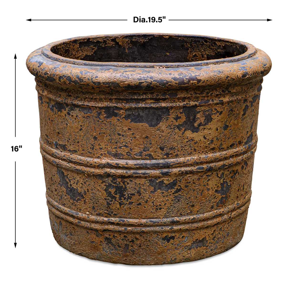 Weathered Relic Indoor-Outdoor Planter
