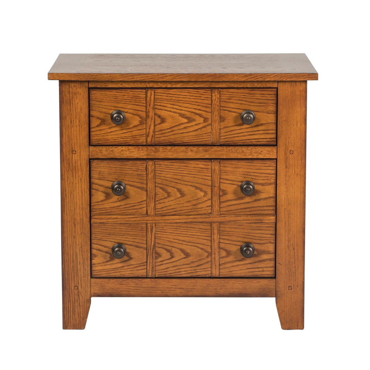 175-BR-KCSDMCN - King California Sleigh Bed, Dresser & Mirror, Chest, Night Stand - Liberty Furniture