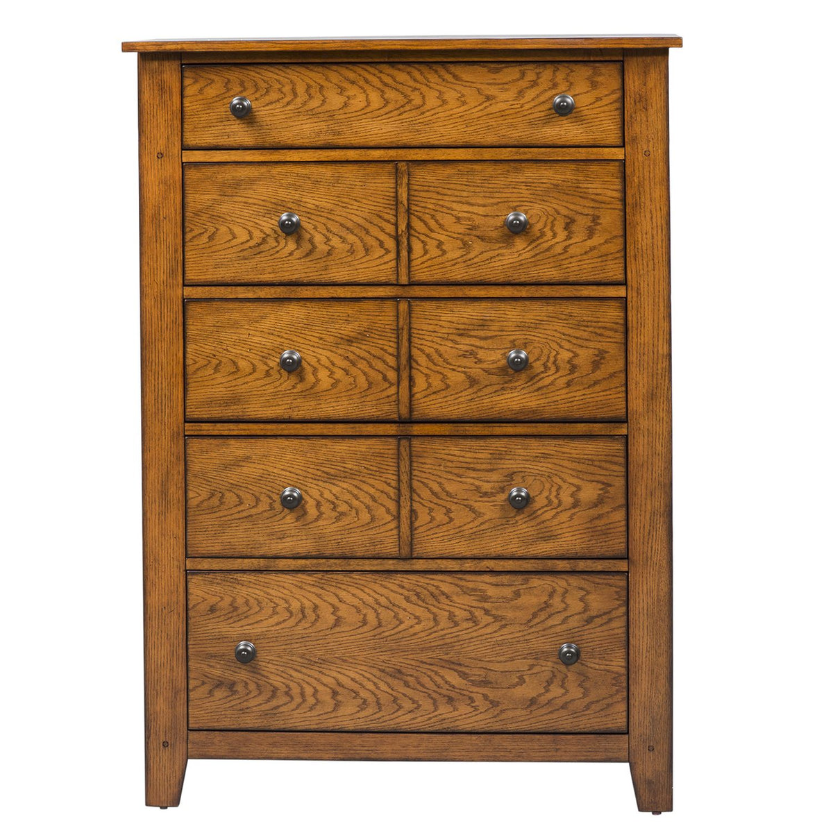 175-BR-QSLDMCN - Queen Sleigh Bed, Dresser & Mirror, Chest, Night Stand - Liberty Furniture