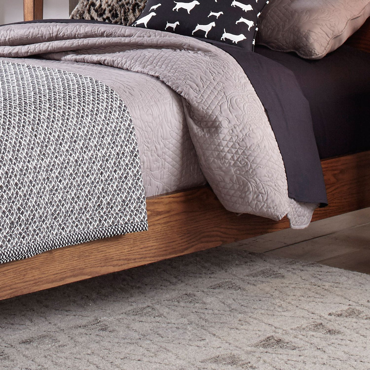 175-BR11R - Twin Sleigh Rails & Slats - Liberty Furniture