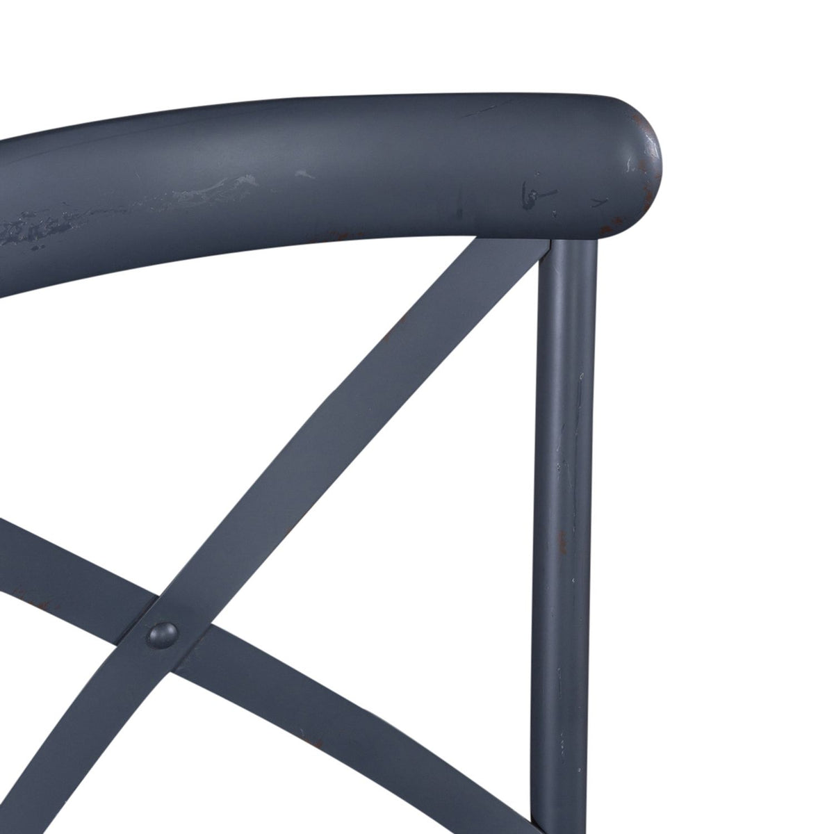 179-B300524-N - X Back Counter Chair- Navy - Liberty Furniture