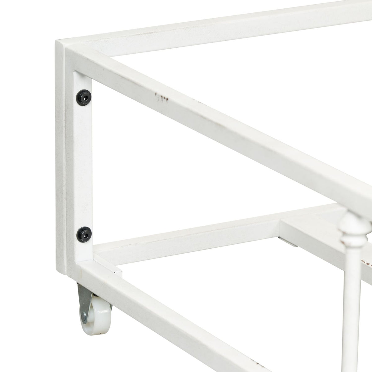 179-BR11T-AW - Twin Metal Trundle - Antique White - Liberty Furniture