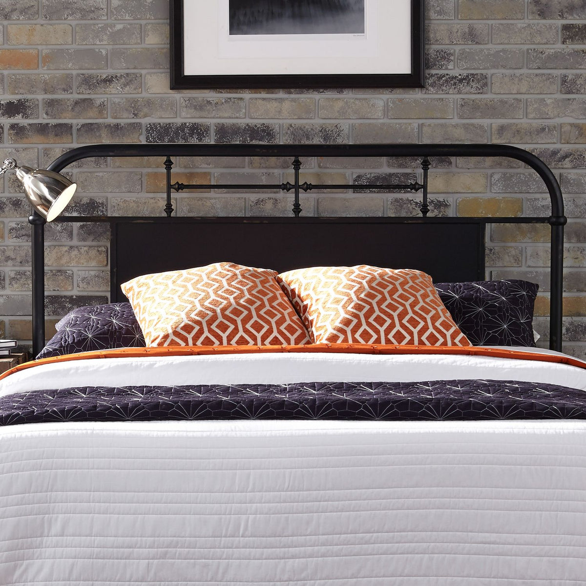 179-BR13HFR-B - Queen Metal Bed - Black - Liberty Furniture