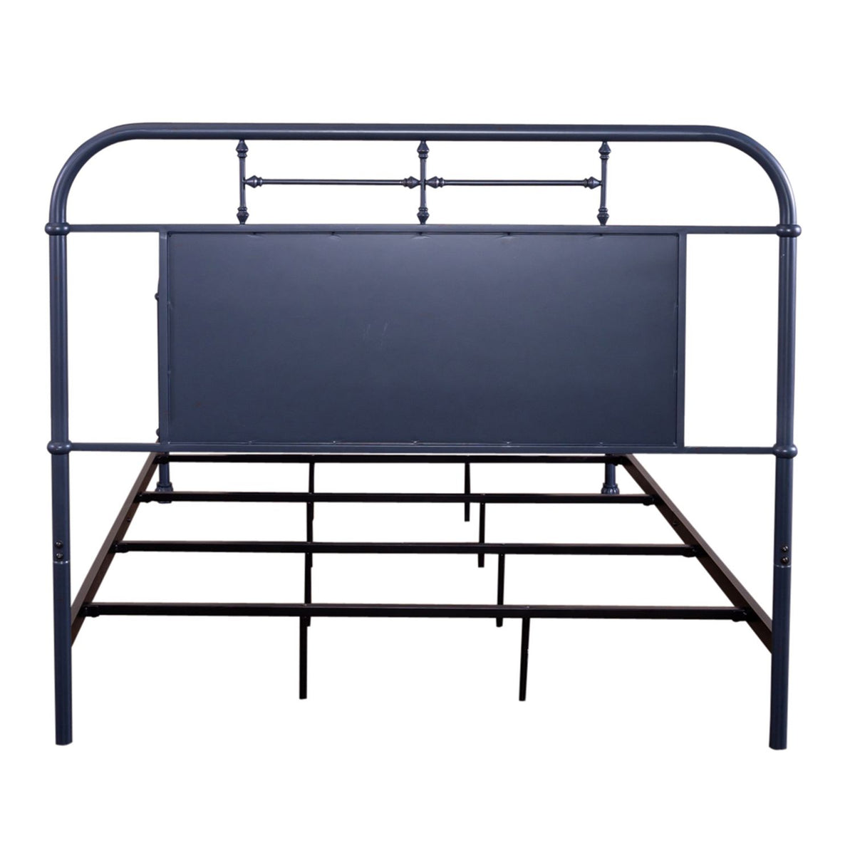 179-BR13HFR-N - Queen Metal Bed- Navy - Liberty Furniture