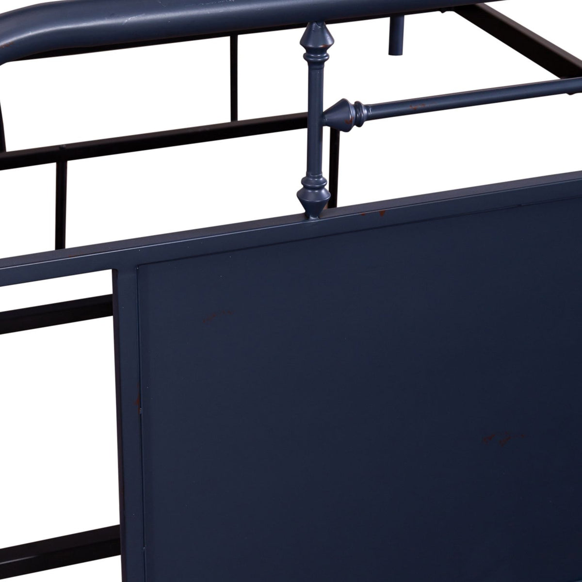 179-BR13HFR-N - Queen Metal Bed- Navy - Liberty Furniture