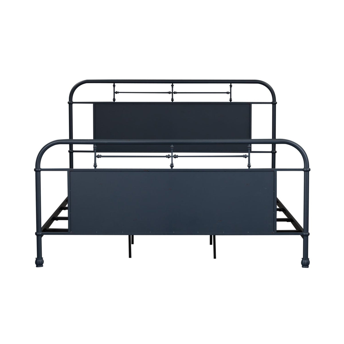 179-BR15HFR-N - King Metal Bed- Navy - Liberty Furniture