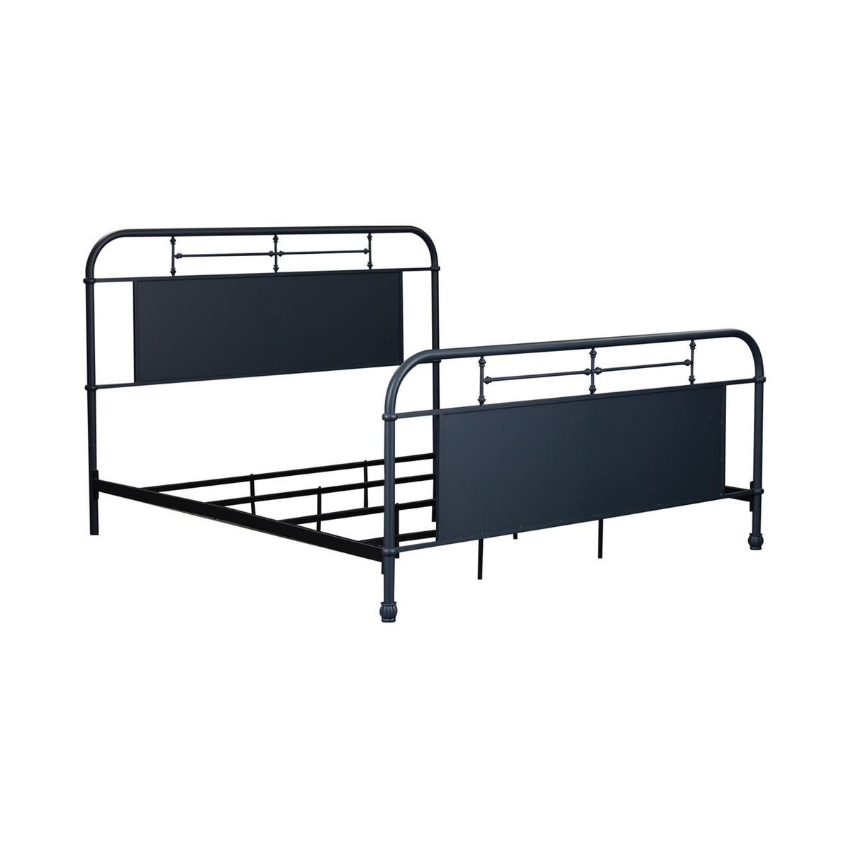 179-BR15HFR-N - King Metal Bed- Navy - Liberty Furniture